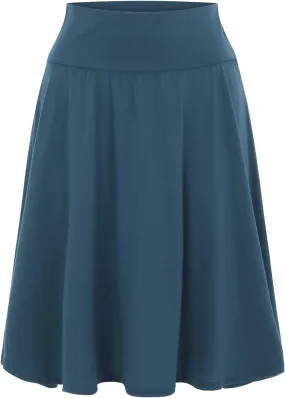 2023 Summer Spring Women's Casual Skirts Women's 2023 Spring Summer Midi Skirts Black High Waist Casual Skirt