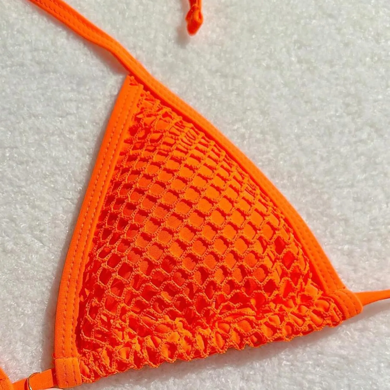 Bikini Sets for Women Sexy High Cut String Thong Swimsuits Push up Cheeky Bathing Suits with Mesh Hollow Out Sarongs