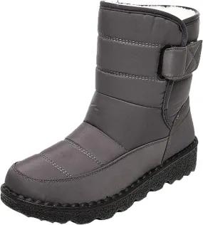 Black Winter Snow Boots for Women Cute Womens Platform Snow Boots Womens Boots for Snow Boots for Winter Waterproof Botas Largas De Invierno Para Mujer Con TacN