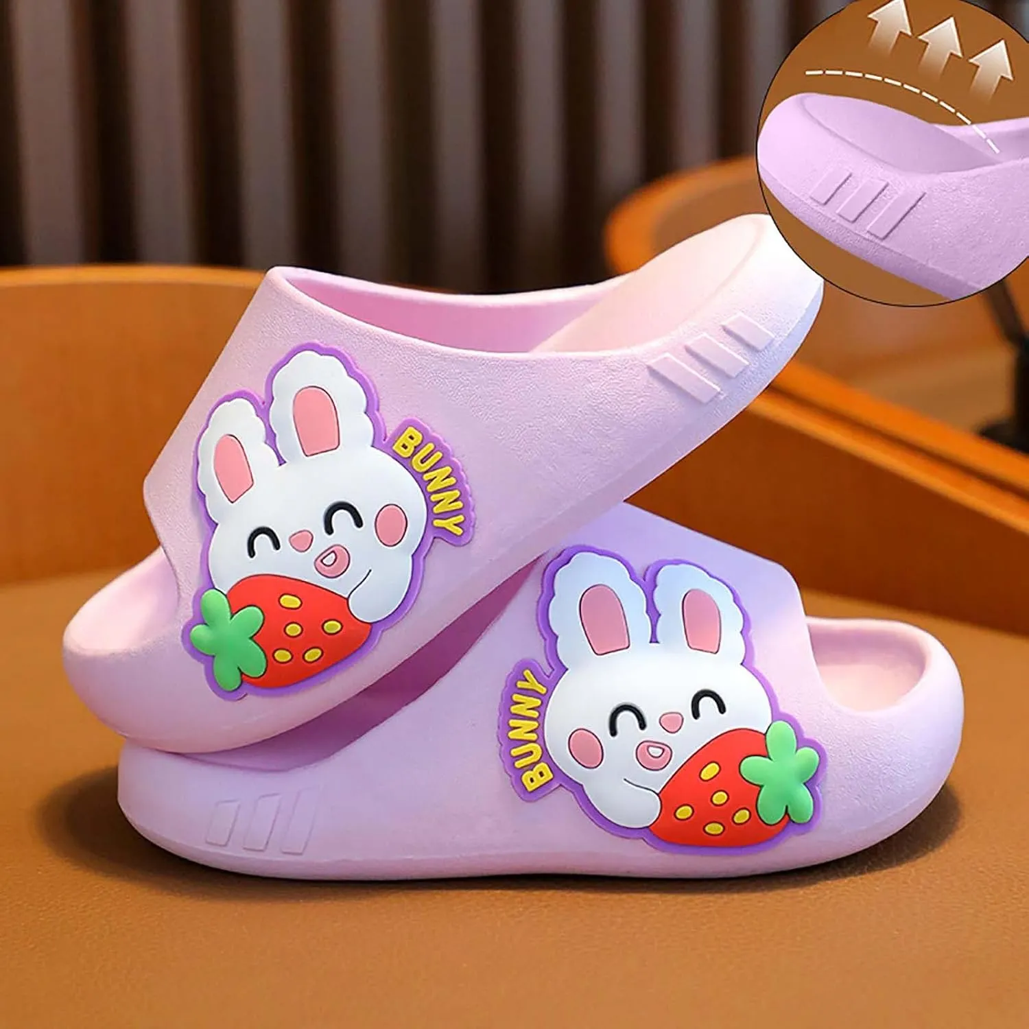 Boys and Girls Slippers Comfortable Soft Sole Thick Bottom Non Slip Home Cute Cartoon Slippers Sandals Toddler Girl