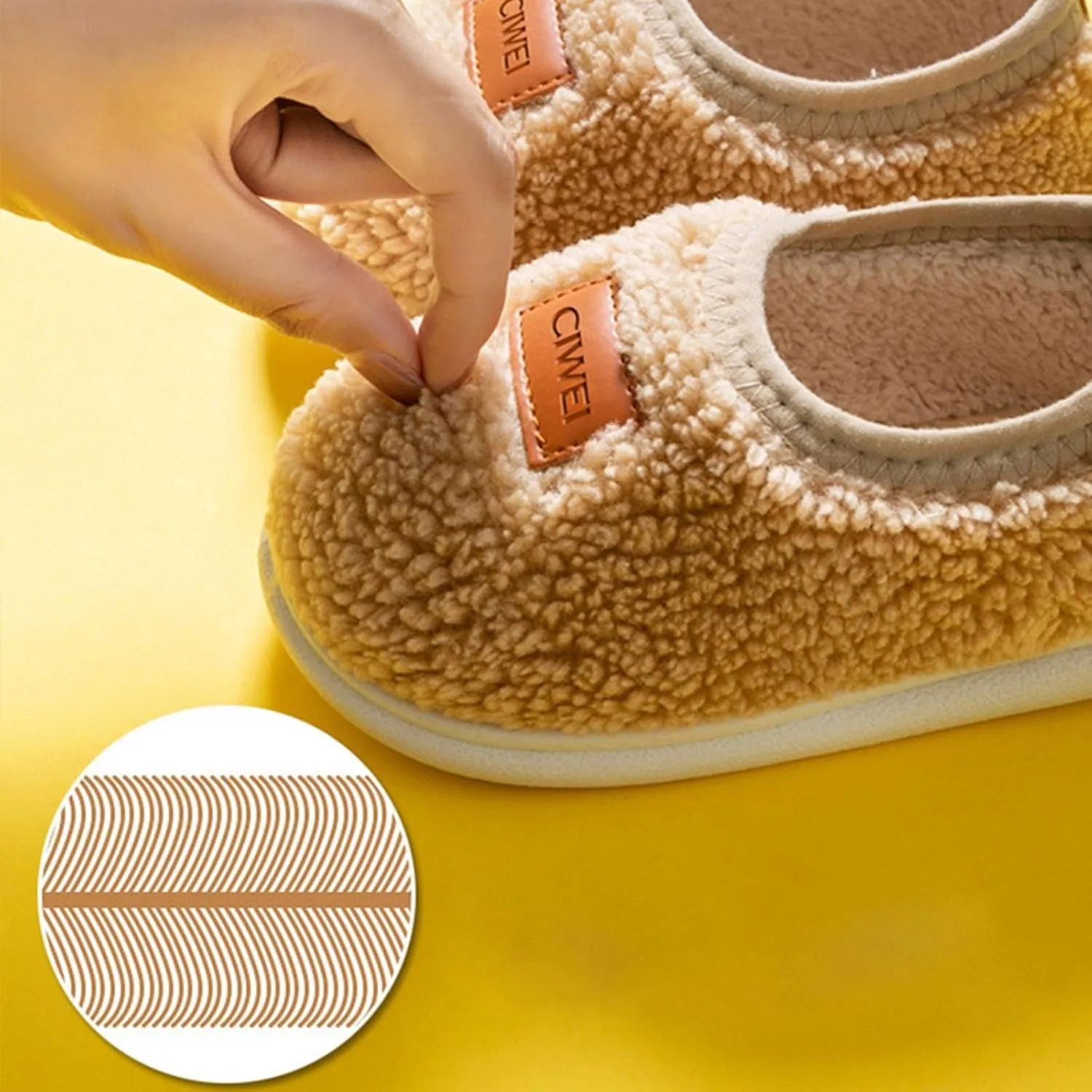 Boys Girls House Warm Slippers Winter Fuzzy Soft Home Shoes for Kids Fleece Cotton Non-slip Toddler Indoor Slippers