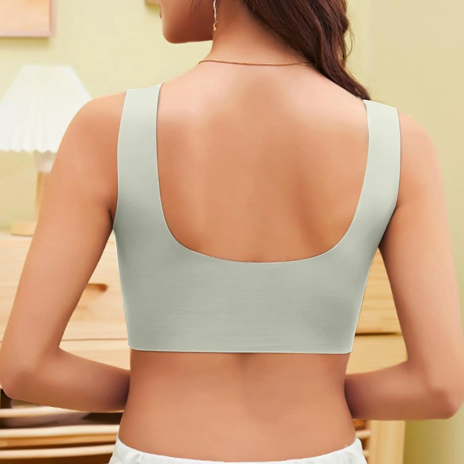 cooki Sports Bras for Women No Underwire Wirefree Bras for Women Full Coverage Everyday Bras Womens Padded Bras Plus Size