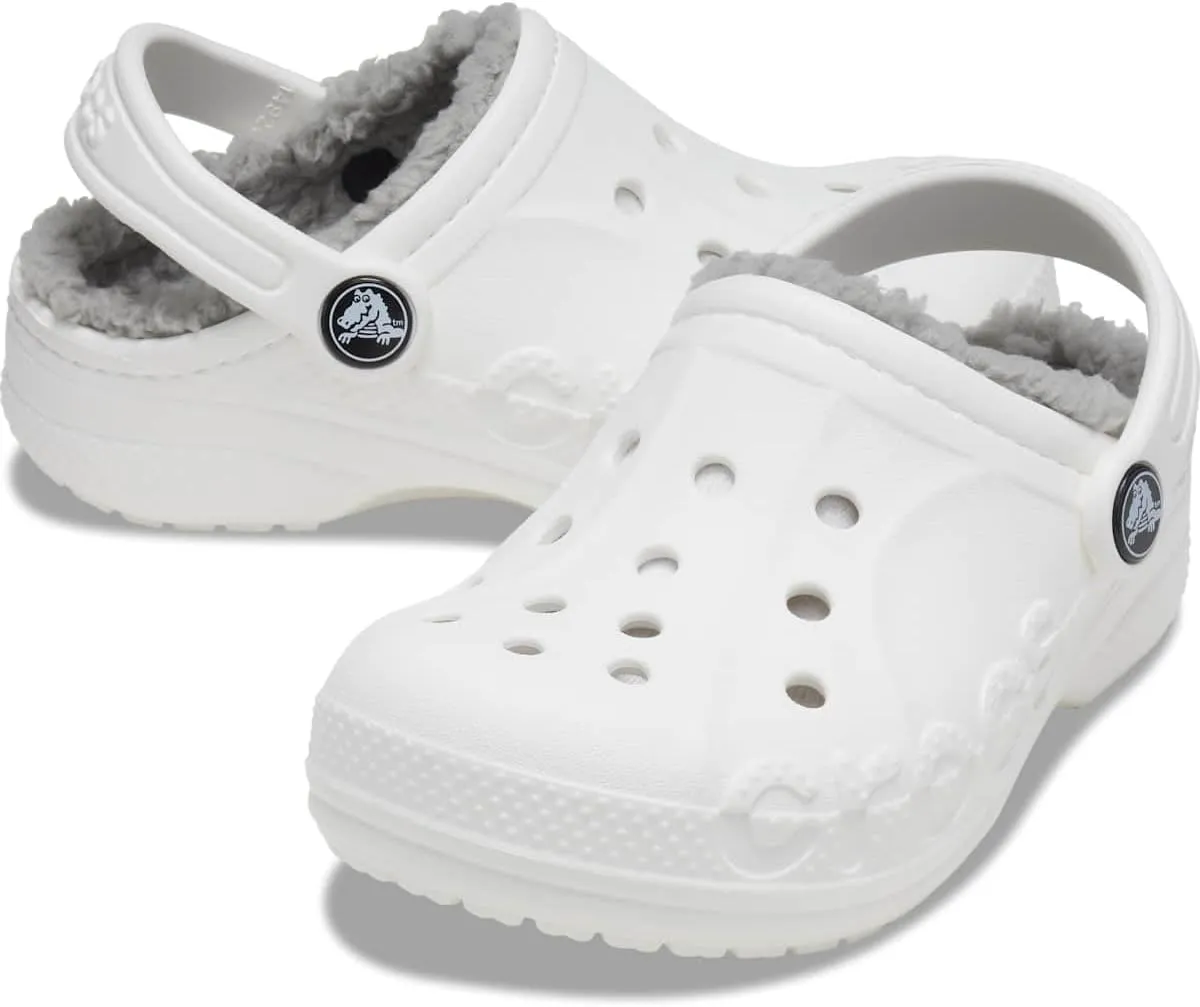 Crocs Unisex-Child Baya Lined Clogs, Kids and Toddler Slippers