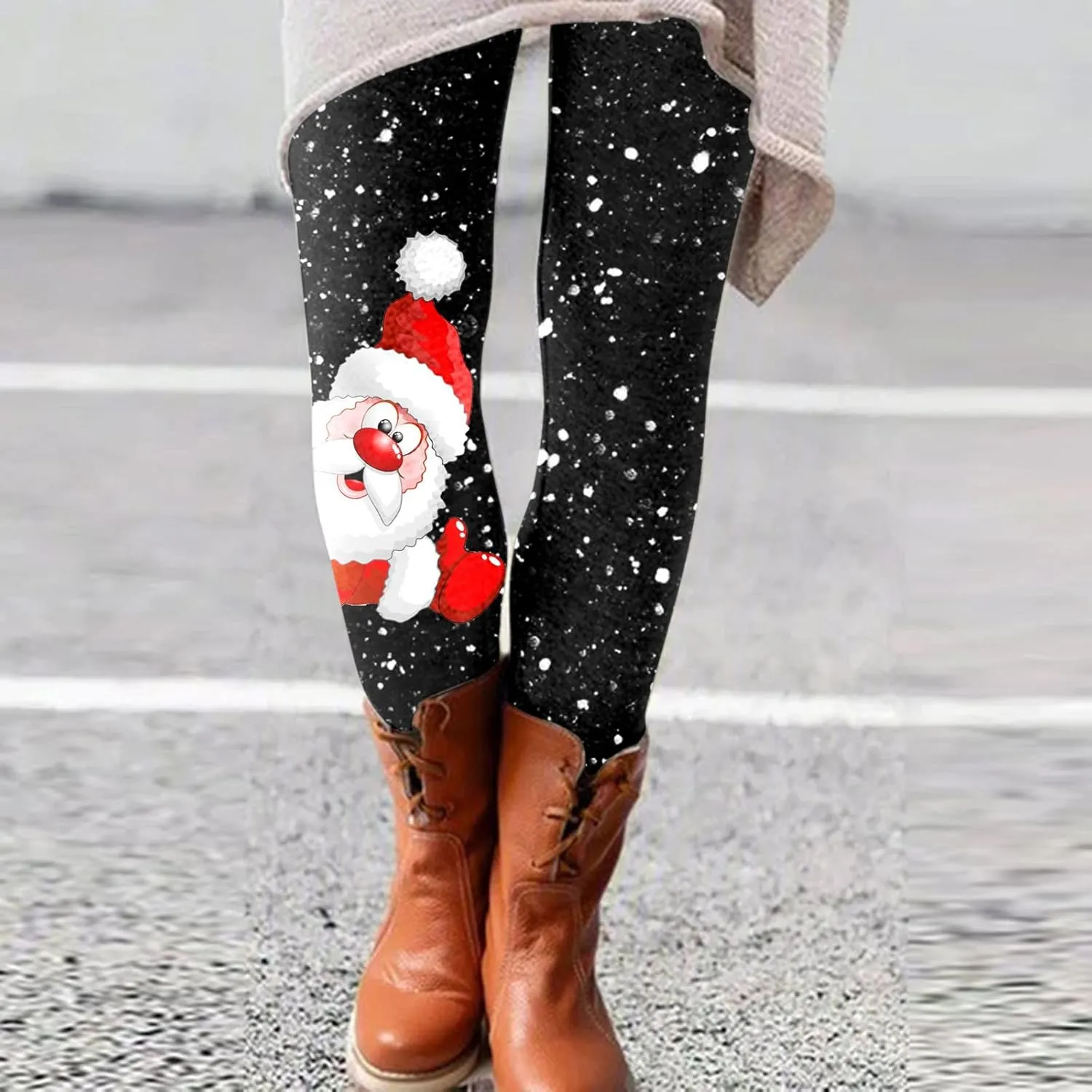 Fleece Lined Joggers Women Cute Womens Clothes Pumpkin Stripe Legging Womens Black Leggings Flared Pants for Women