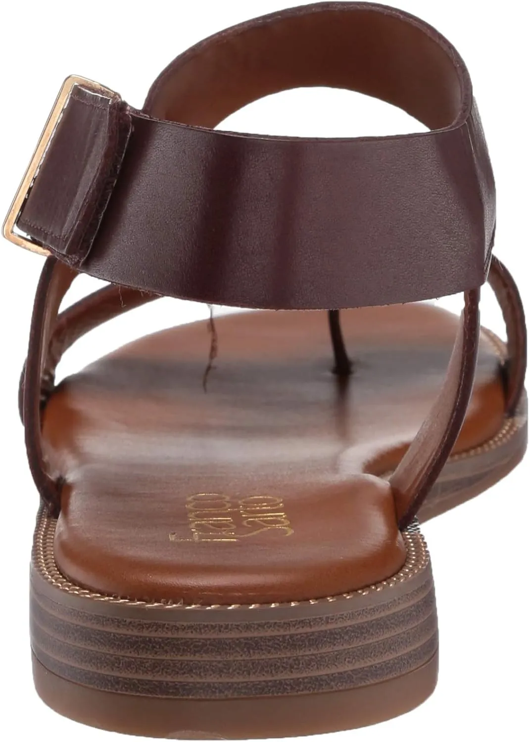 Franco Sarto Womens Glenni Ankle Strap Flat Sandals