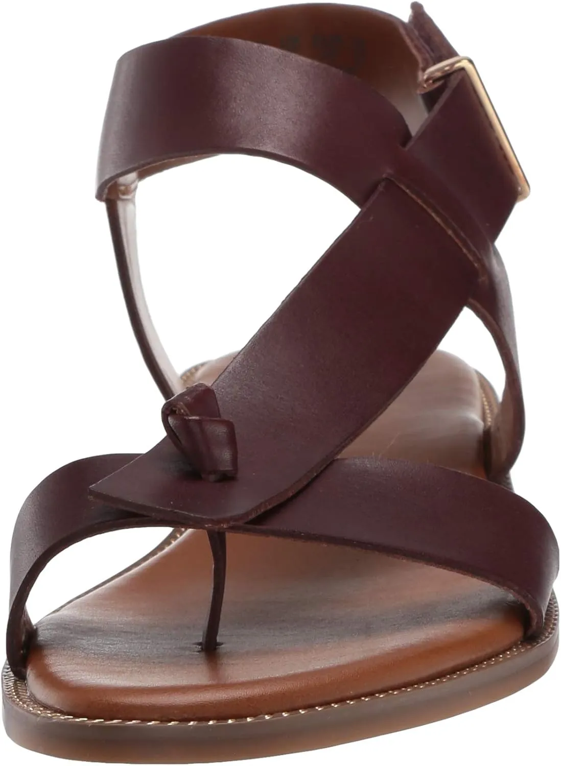 Franco Sarto Womens Glenni Ankle Strap Flat Sandals