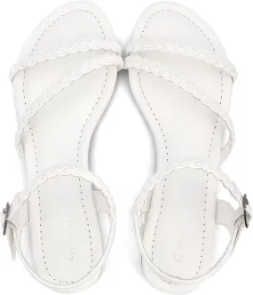 Greatonu Womens Flat Sandals Slip On Summer Gladiator Open Toe Braided Slingback Shoes