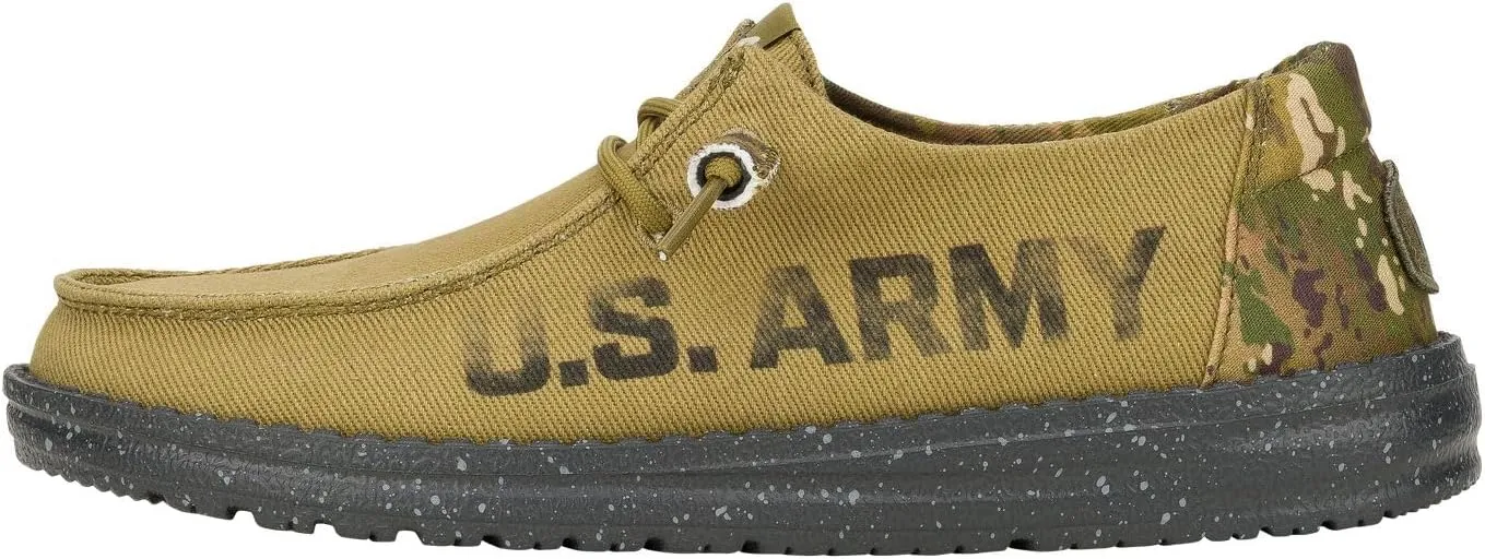 Hey Dude Wendy US Armed Forces, Navy, Army, Womens Shoes, Womens Slip-on Loafers, Comfortable & Light-Weight