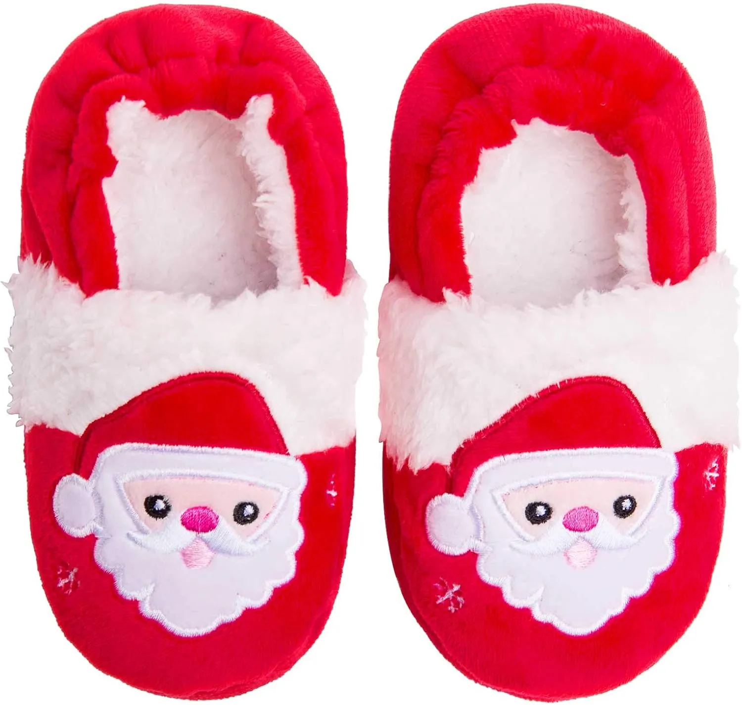 Knemksplanet Toddler Boys Girls Fuzzy Slippers Kids Cute Cartoon Unicorn Dinosaur Bunny Shoes Non-Slip Animals Fluffy Plush House Slippers Fur Lined Warm Indoor Bedroom Shoes