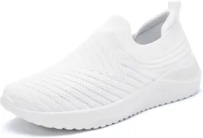 PPQ Womens Slip On Walking Shoes-Lightweight Comfort Breathable Travel Slip in Sneakers