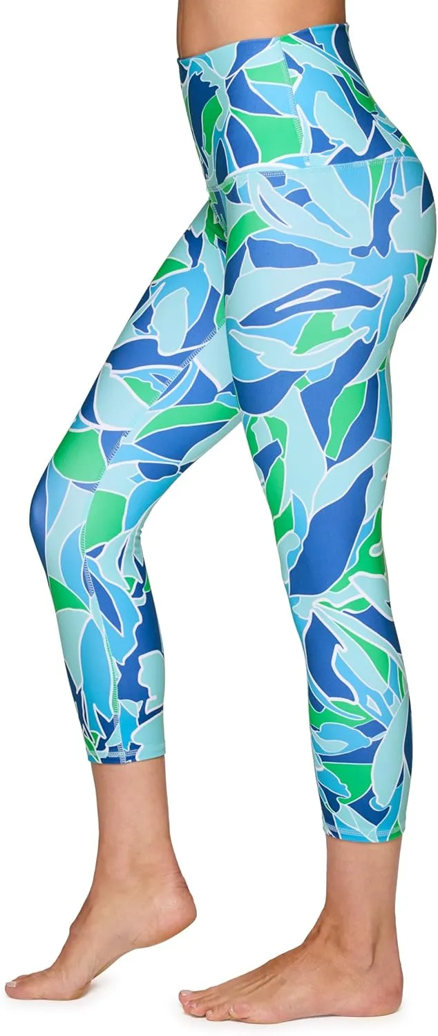 RBX Active Womens Capris Leggings Yoga Athletic Workout Cropped Leggings