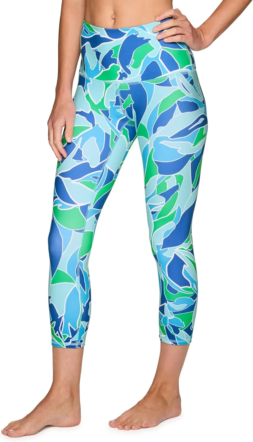 RBX Active Womens Capris Leggings Yoga Athletic Workout Cropped Leggings