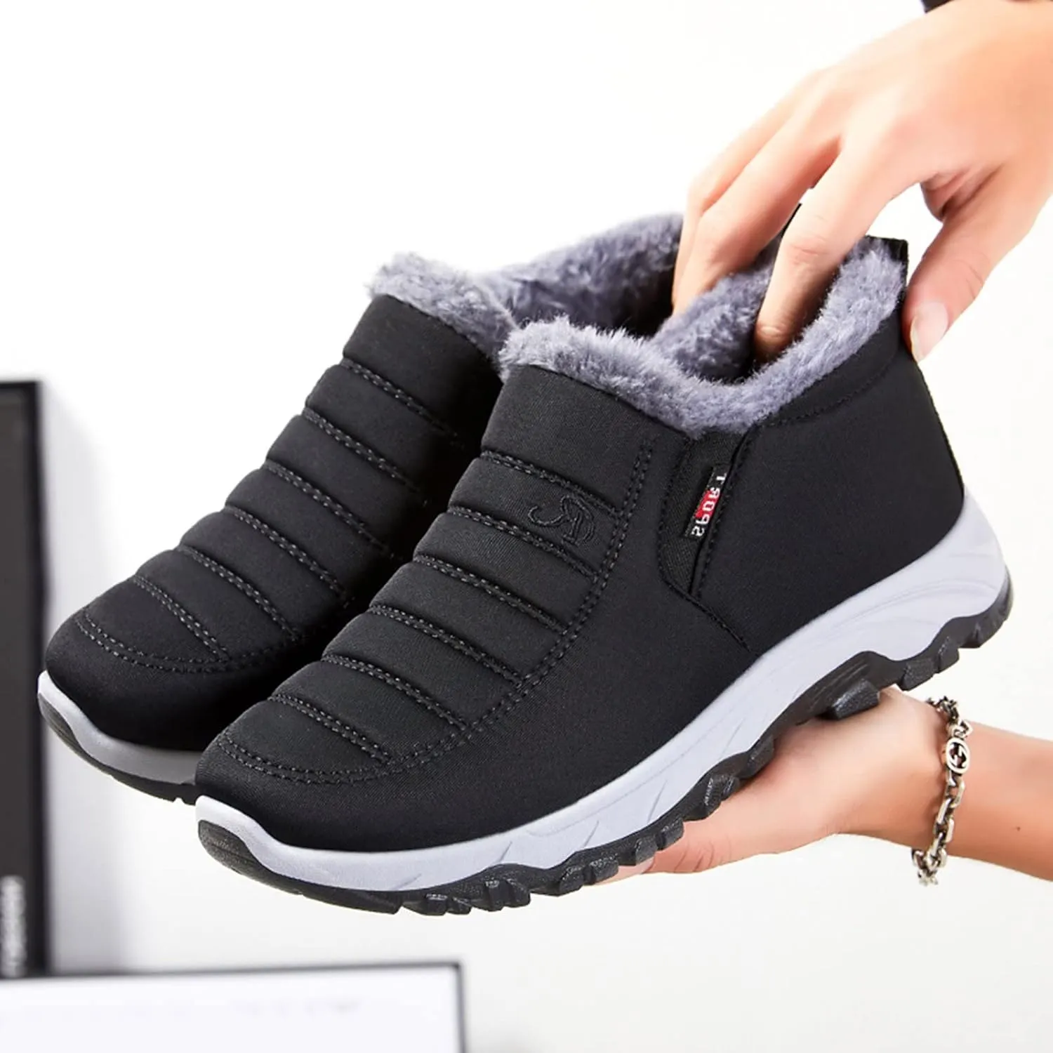 Short Leather Winter Boots for Woman Womens Boots Winter Cute Snow Boots for Women Size 7.5 Womens Hunting Hiking Boots Waterproof Insulated Womens Insulated Waterproof Boots