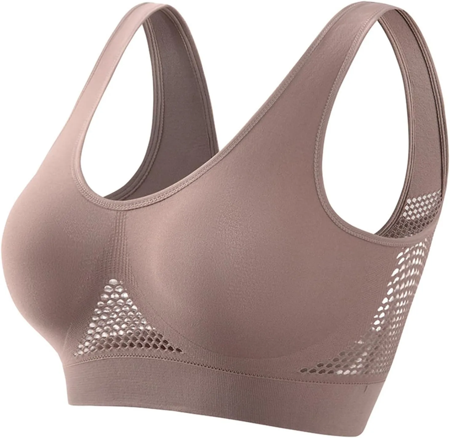 Sports Bras for Womens Racerback Sports Bra Stretchy Yoga Sports Bras Workout Tops Active Sleep Bras