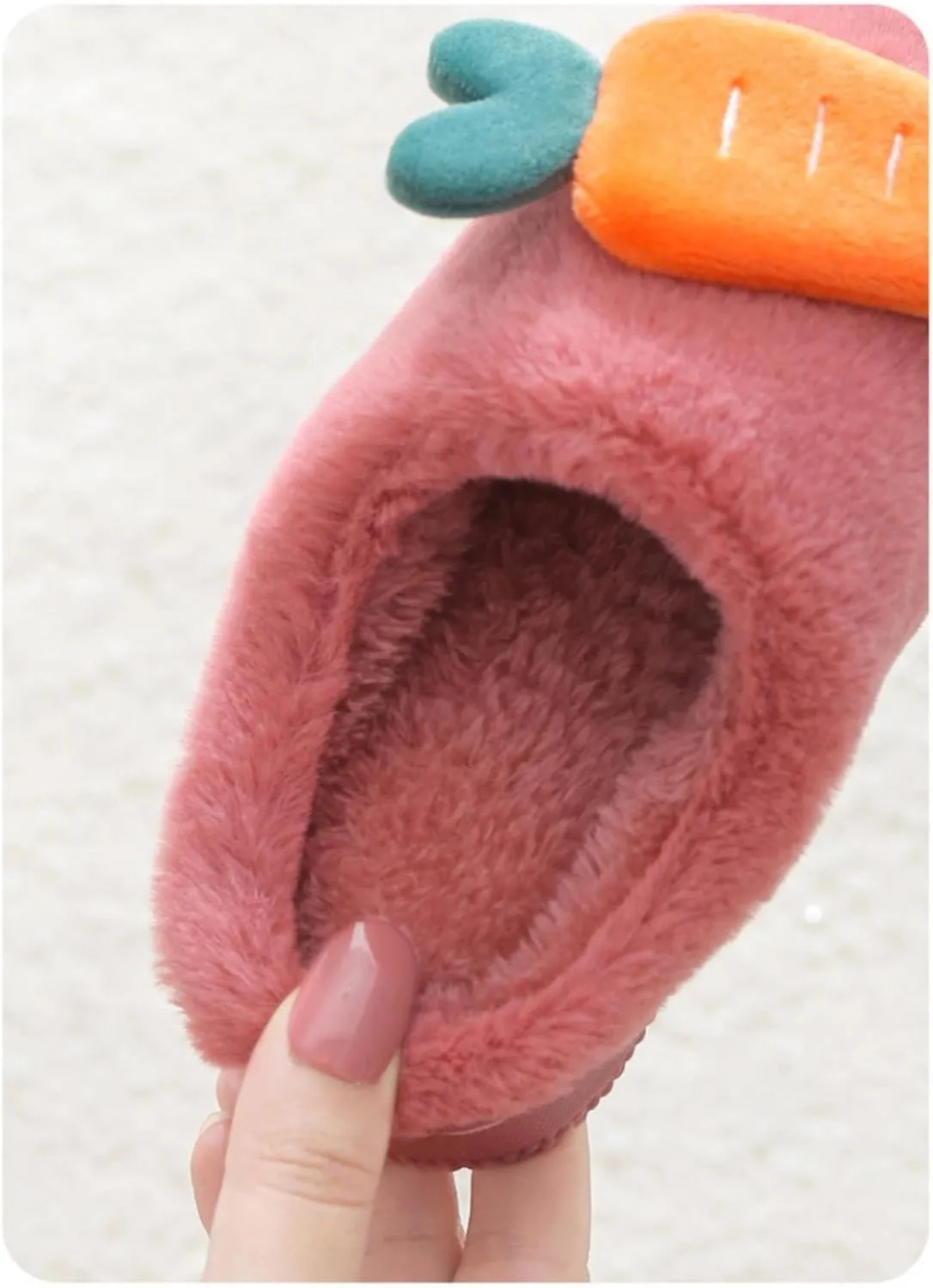 Toddler House Slippers Winter Boys Girls Warm Fuzzy Slippers Kids Indoor Outdoor Household Shoes Baby Shoes