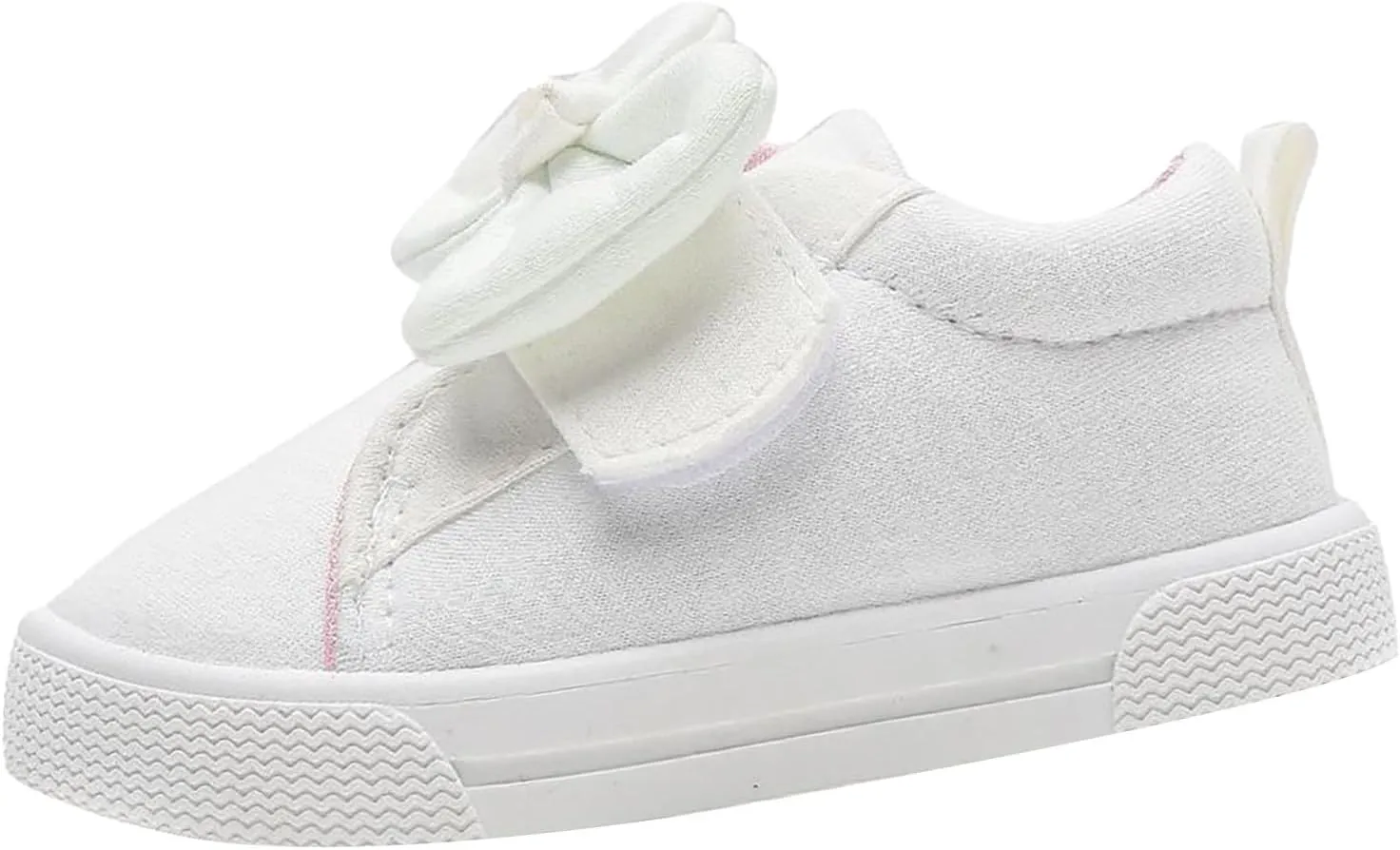 Toddler Lightweight Sneakers Walking Shoes for Kids Casual Shoes Cute Cotton Bowknot Running Tennis Girl Shoes Size 6
