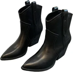 Women Booties Woman Cowboy Boots Silver Boots Dress Women Low Heel Womens Fall Booties and Ankle Boots Wedges Womens Black Square Toe Low Heel Ankle Boots