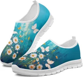Women Slip On Tennis Shoes Casual Sneakers Womens Non Slip Work Shoes