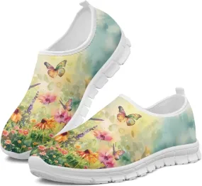 Women Slip On Tennis Shoes Womens Non Slip Work Shoes Casual Sneakers