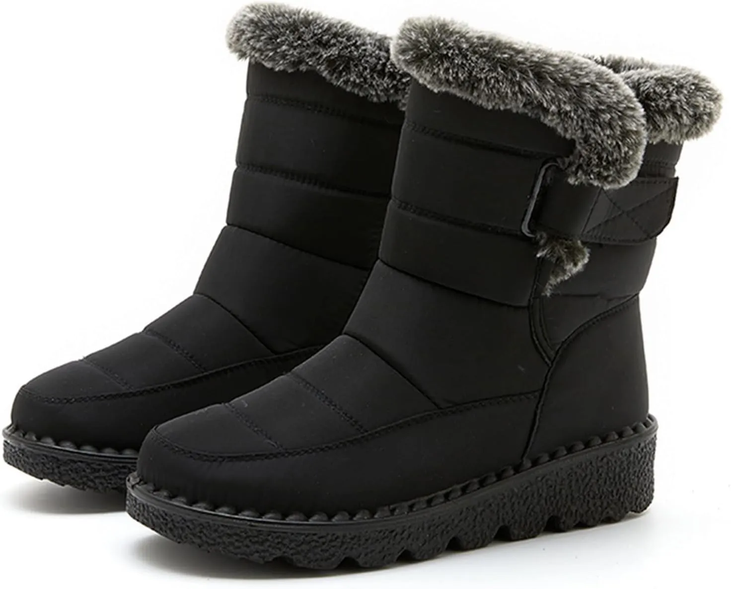 Women Snow Boots Winter Shoes 7w Womens Winter Boots Size 12 Wide Calf Womens Snow Boots Wide Leg Winter Boots Women Size 11w Womens Warm Winter Boots Wide