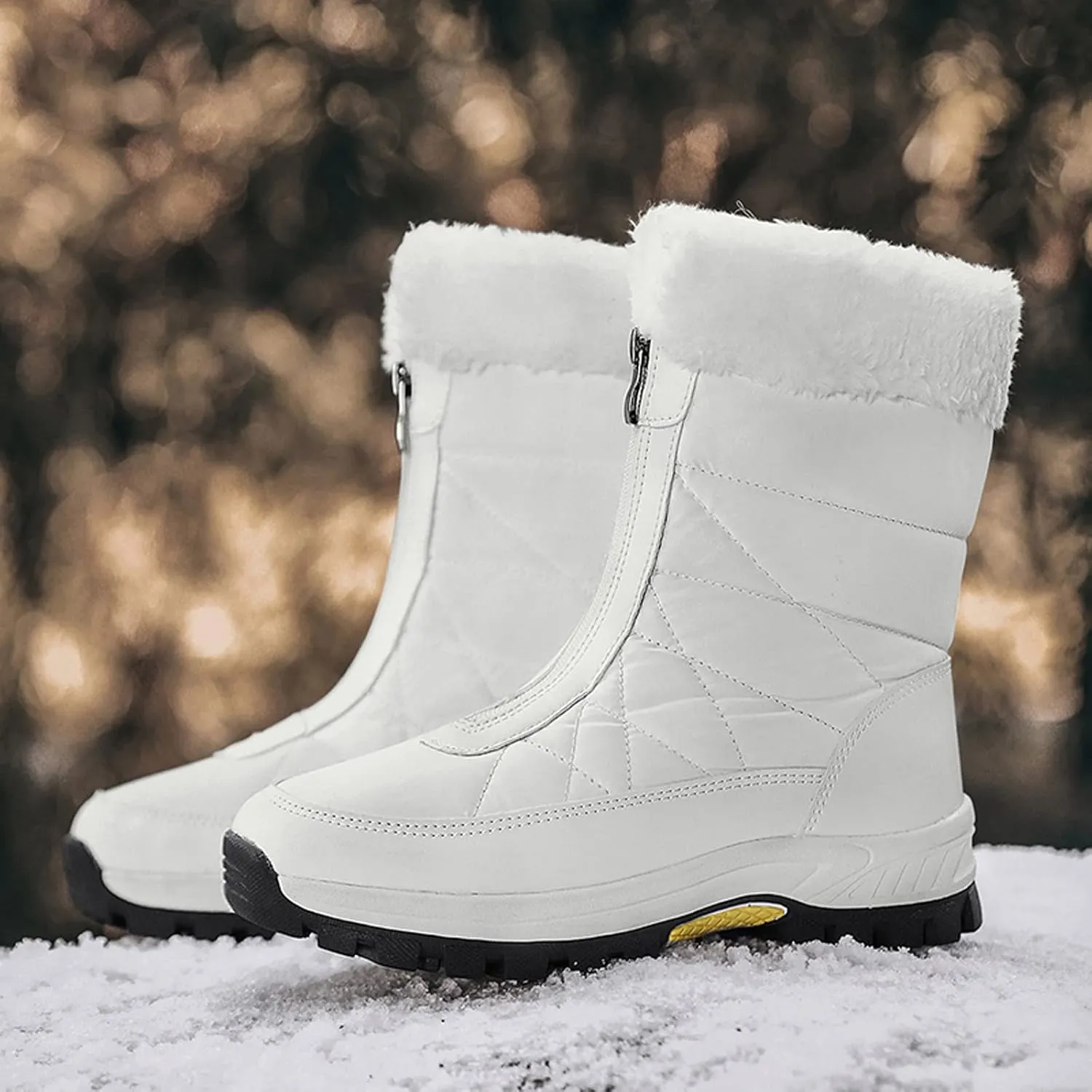Women Snow Boots Winter Shoes 7w Womens Winter Boots Size 12 Wide Calf Womens Snow Boots Wide Leg Winter Boots Women Size 11w Womens Warm Winter Boots Wide