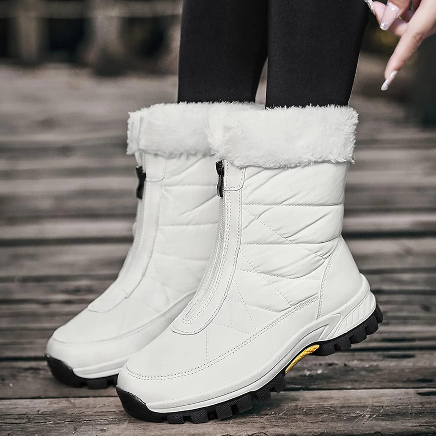 Women Snow Boots Winter Shoes 7w Womens Winter Boots Size 12 Wide Calf Womens Snow Boots Wide Leg Winter Boots Women Size 11w Womens Warm Winter Boots Wide