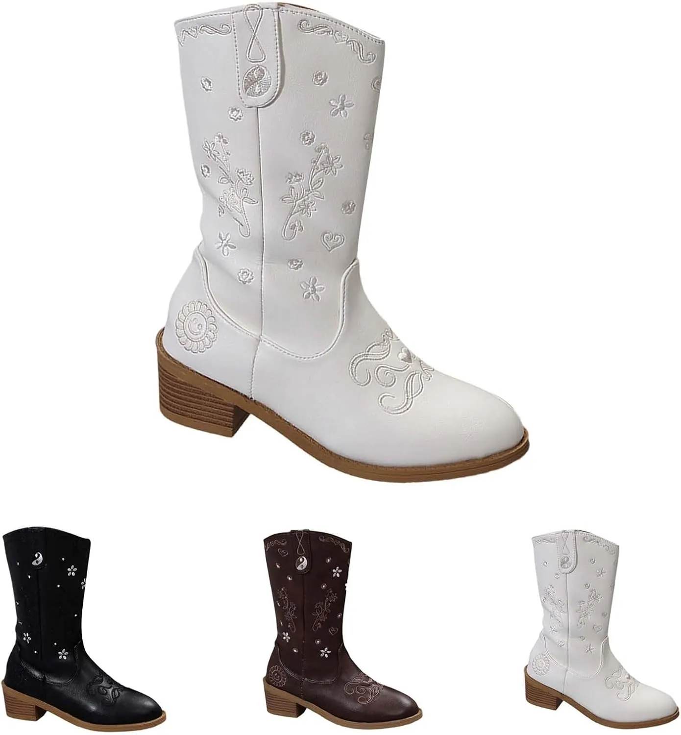 Womens Booties Low Heel Fall Boots for Women 2024 Gray Boots Woman Womens Slouch Boots Black Lace Up Ankle Boots for Women Dressy Ankle Booties for Women Dressy