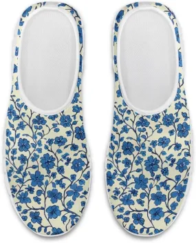 Womens Canvas Shoes Low Top Fashion Sneakers Slip on Walking ShoeWhite Sole