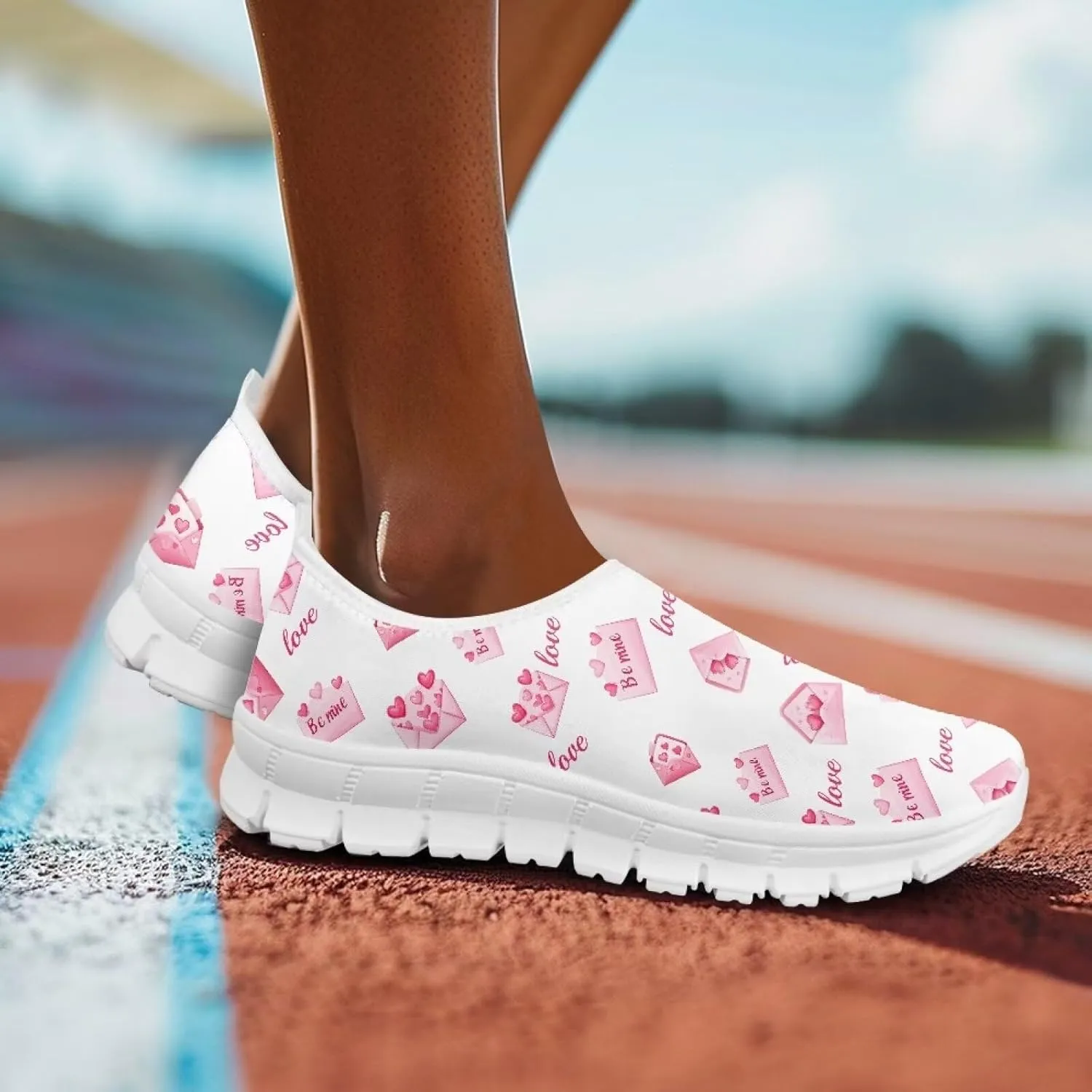 Womens Canvas Shoes Low Top Fashion Sneakers Slip on Walking ShoeWhite Sole