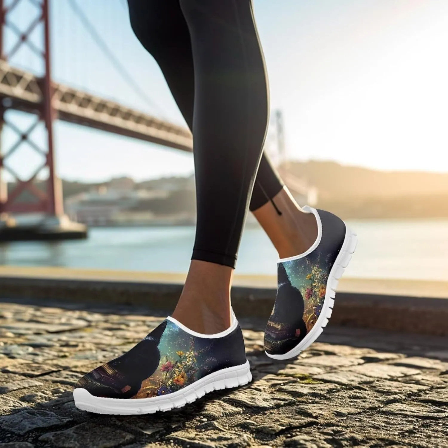 Womens Casual Shoes Canvas Shoes Low Top Fashion Sneakers Slip on Walking Shoe