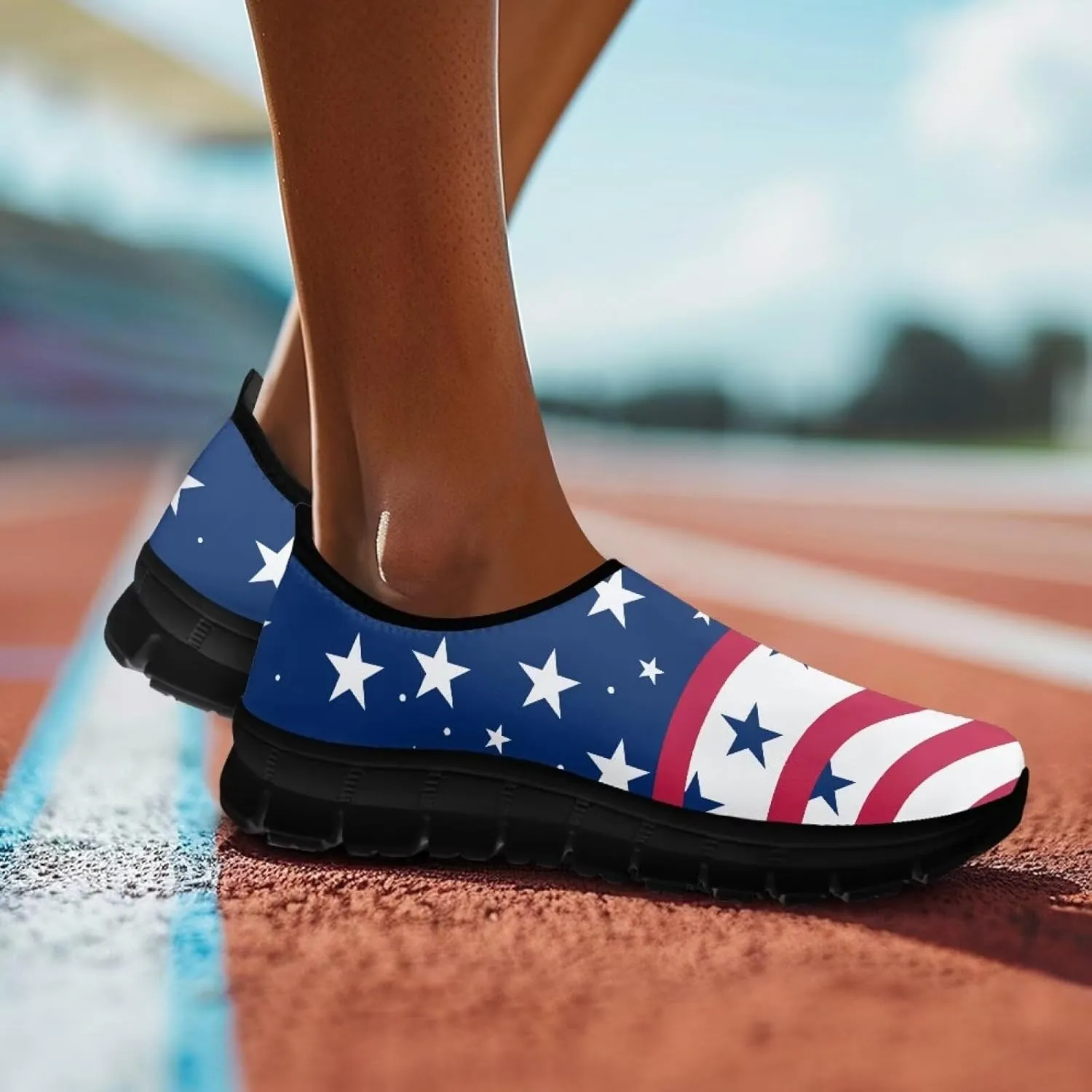 Womens Casual Shoes Canvas Shoes Low Top Fashion Sneakers Slip on Walking ShoeBlack Sole