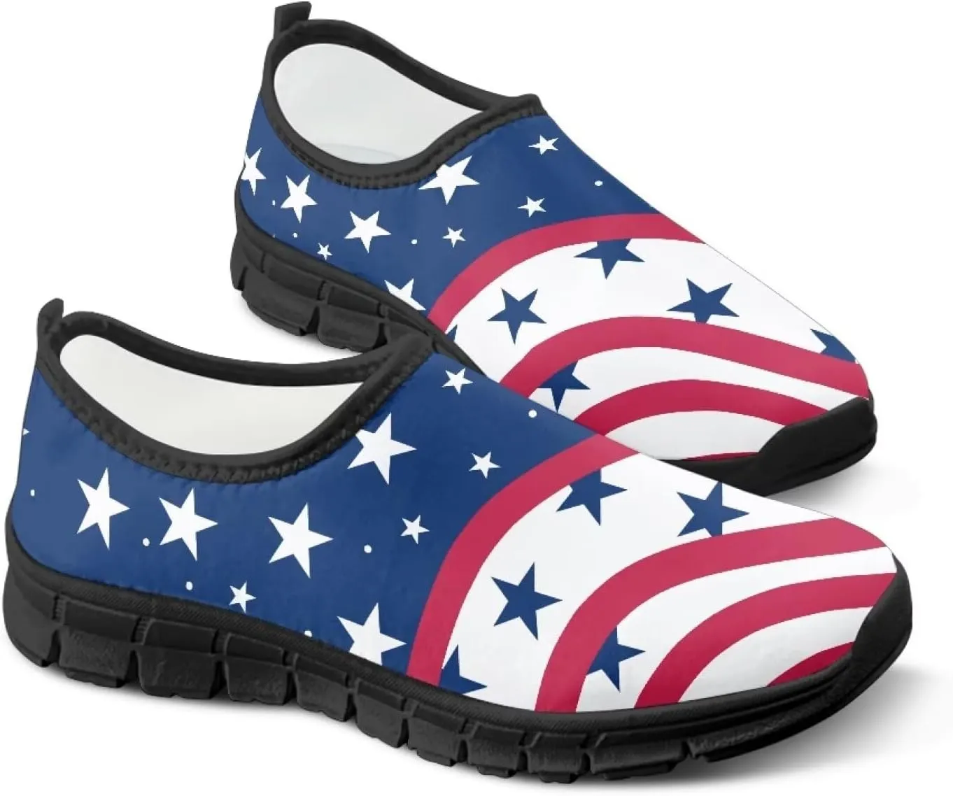 Womens Casual Shoes Canvas Shoes Low Top Fashion Sneakers Slip on Walking ShoeBlack Sole