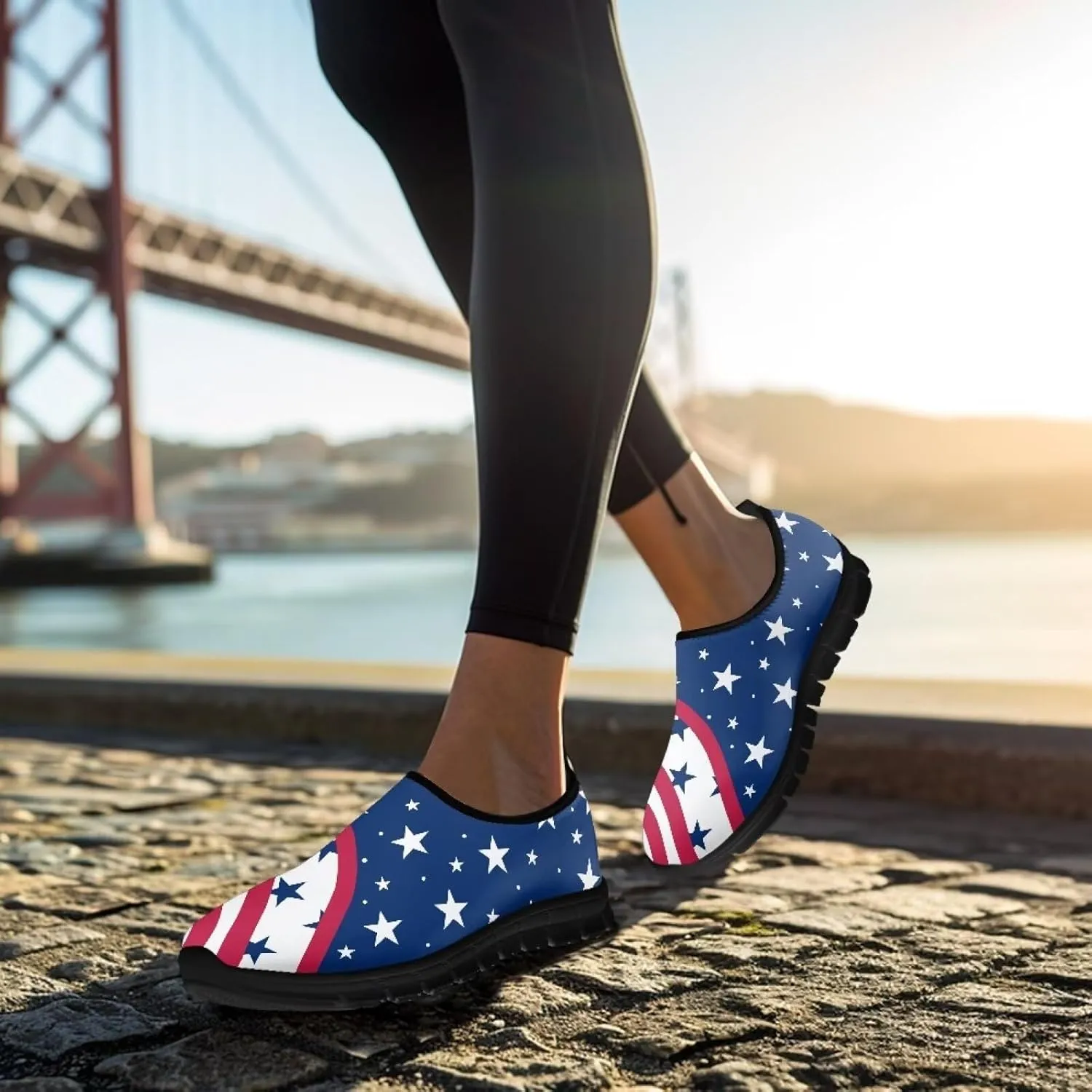 Womens Casual Shoes Canvas Shoes Low Top Fashion Sneakers Slip on Walking ShoeBlack Sole