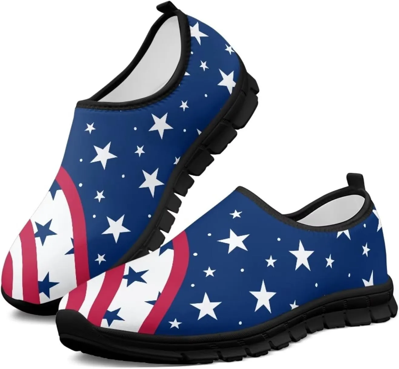 Womens Casual Shoes Canvas Shoes Low Top Fashion Sneakers Slip on Walking ShoeBlack Sole