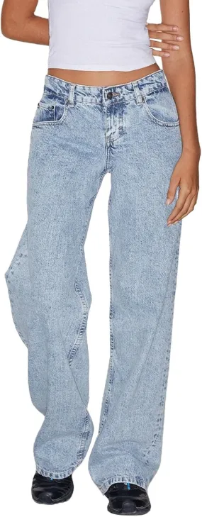 Womens French Terry Wide Leg Sweatpants Jeans Vintage Distressed Breathable Comfort Pants Casual Workout Y2K Clothes