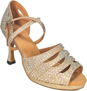 Womens Girls Sexy Dance Shoes Platform High Heel Ballroom Dancing Wedding Sandals X501