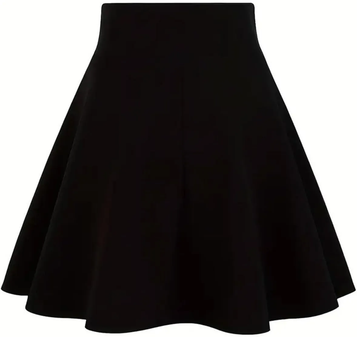 Women's Gothic Punk Plaid Pleated High Waisted Short A Line Flare Mini Skirt Midi Skirts for Teen Girls
