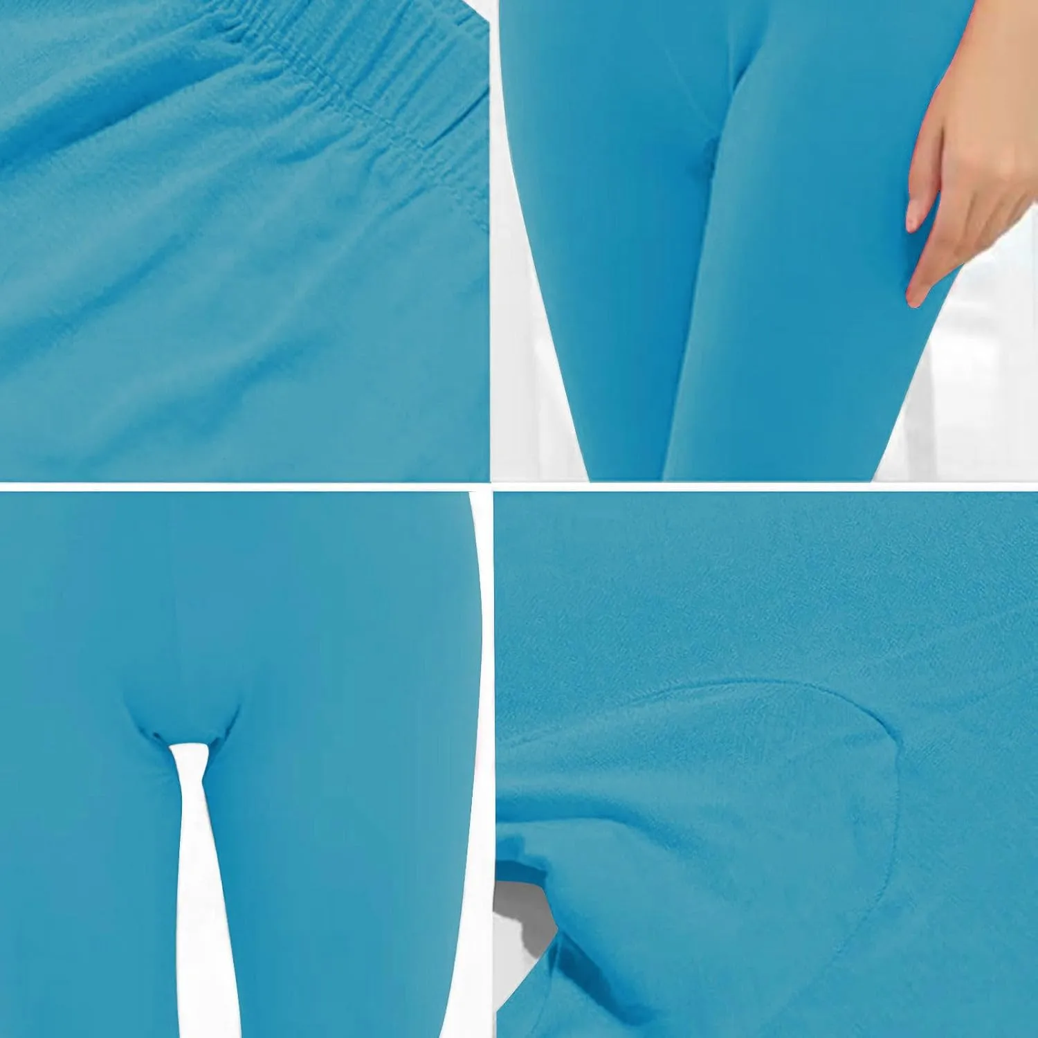 Womens High Waist Tummy Control Leggings Compression Casual Athletic Yoga Workout Pants Trousers