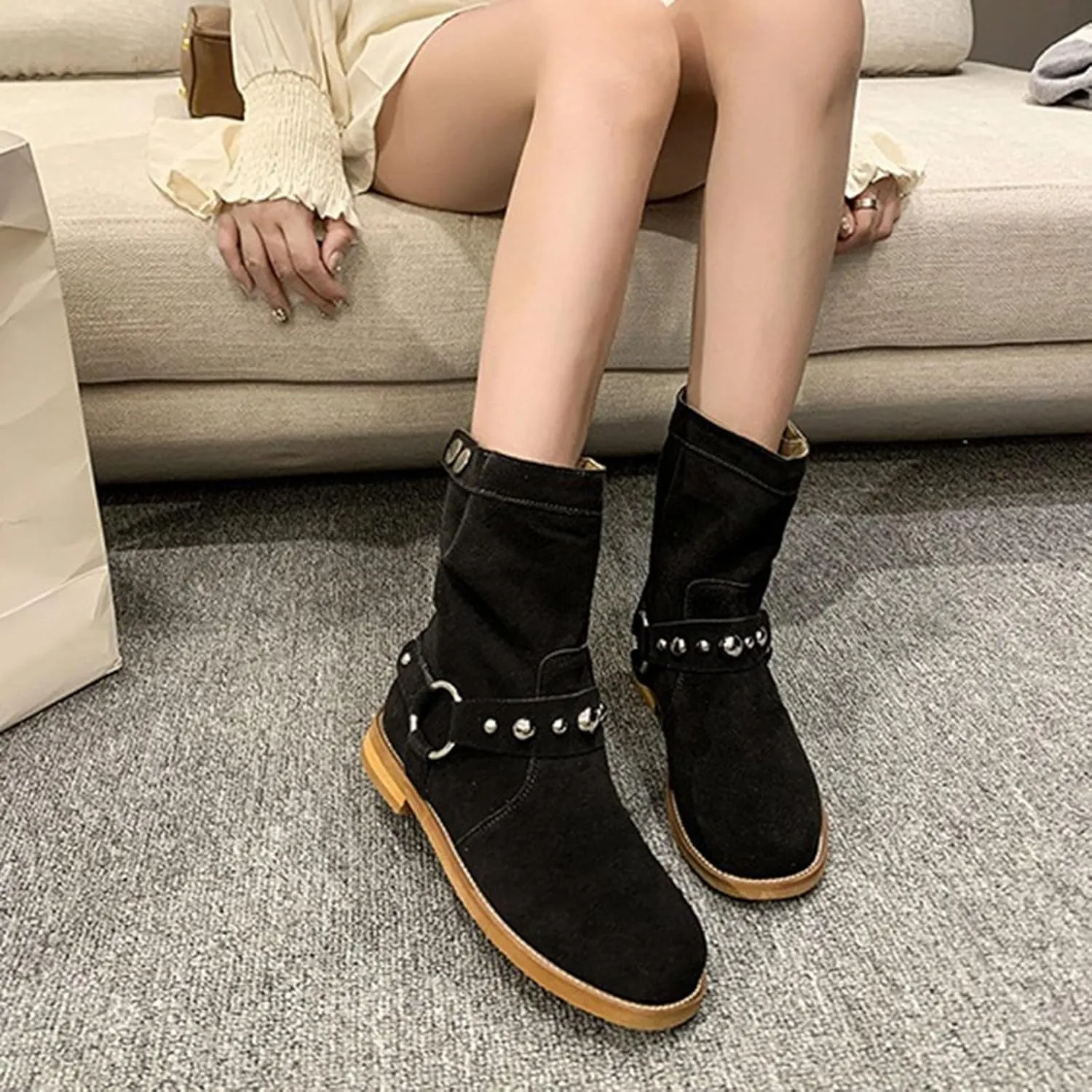Womens Lace Up Ankle Boots Ankle Boots for Women Dressy Platform Boots Women Grey Suede Boots for Women Womens Ankle Boots Low Heel 6.5 Ankle Booties for Women with Heel