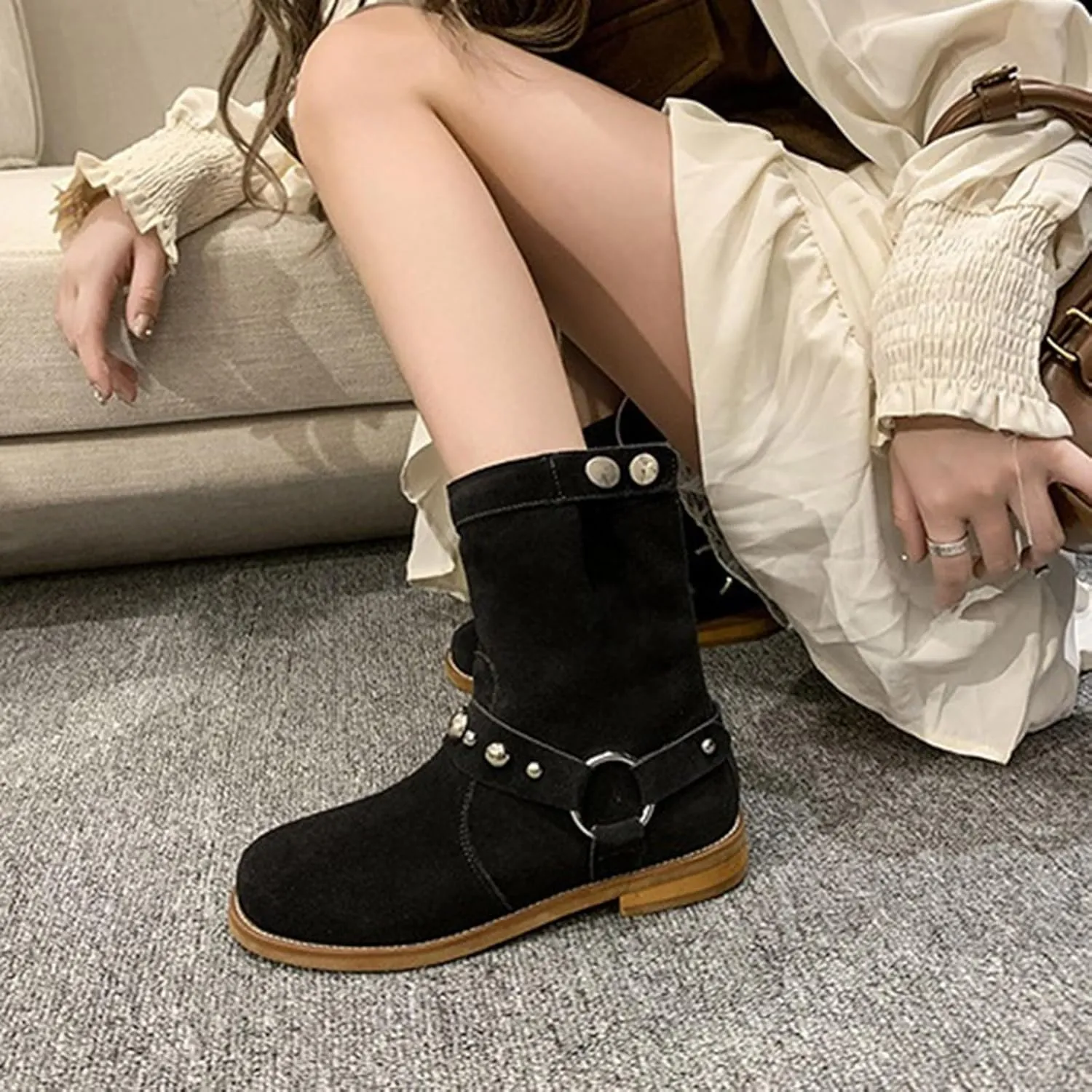 Womens Lace Up Ankle Boots Ankle Boots for Women Dressy Platform Boots Women Grey Suede Boots for Women Womens Ankle Boots Low Heel 6.5 Ankle Booties for Women with Heel