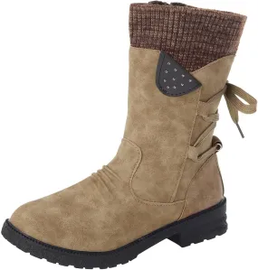 Womens Slip on Snow Boots Waterproof Womens Snow Boots Ankle Boots Women Winter Snow Duck Boots Women Waterproof Wide Width Botas Para Nieve E Invierno De Mujer