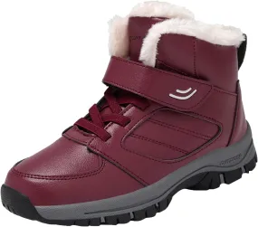 Womens Snow Boots Waterproof Insulated Pull on Snow Booties for Women 2023 Womens Winter Booties Slip on Waterproof Boots for Women Wide Width Womens Tall Winter Boots