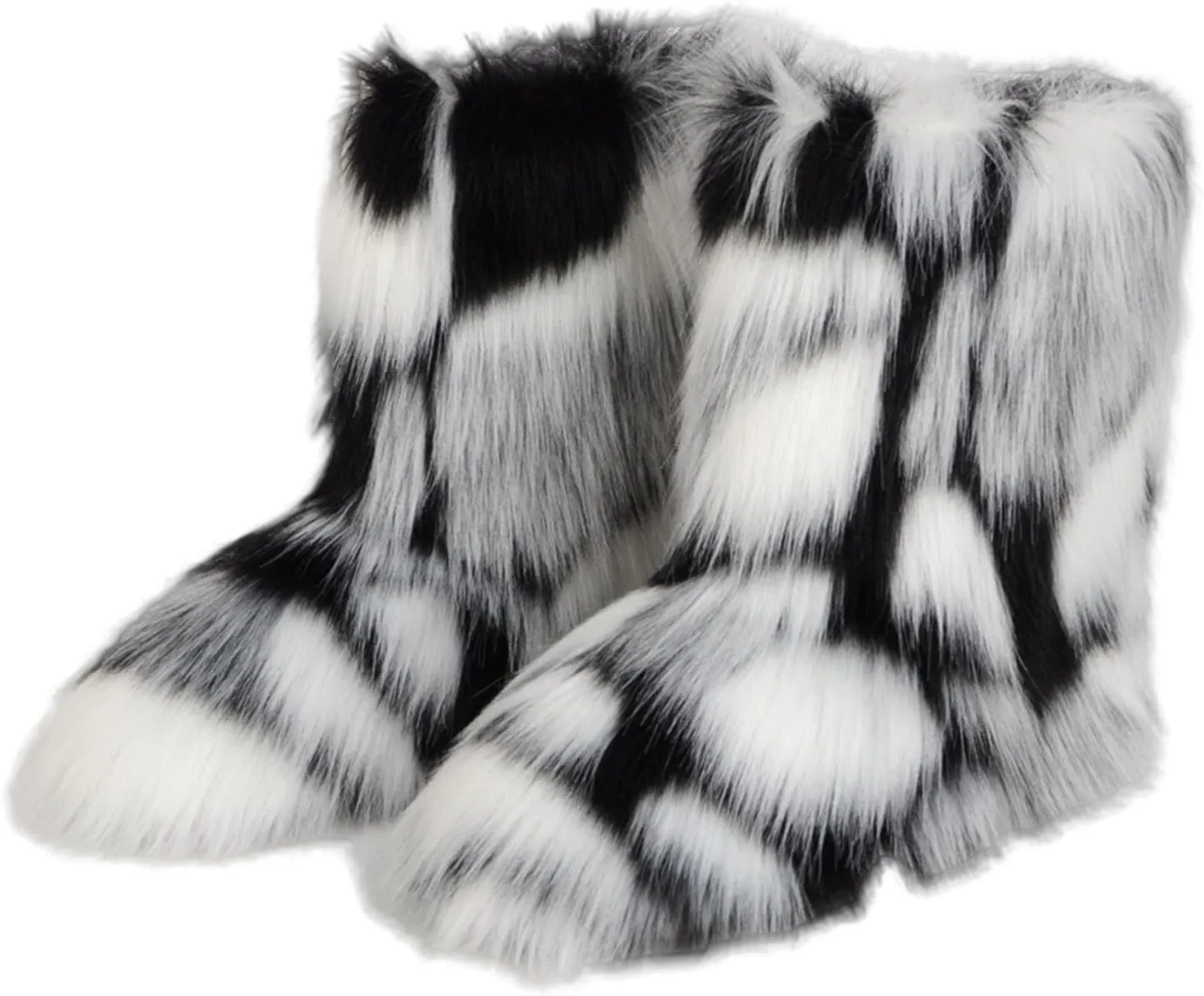 Women's Snow Boots Waterproof Size 12 Women's Duck Boots Waterproof Black Womens Winter Booties Slippers Size 11 Womens Winter Fur Lined Boots Botas De Invierno Para Mujer Para El Agua