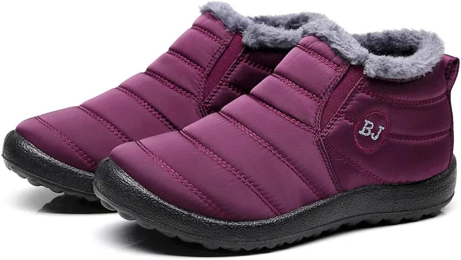 Women's Snow Boots Waterproof Winter Boots Womens Winter Boots Black Cute Boots Winter Fur Zapatos Para La Nieve De Mujer Antideslizantes Waterproof Womens Boots Winter