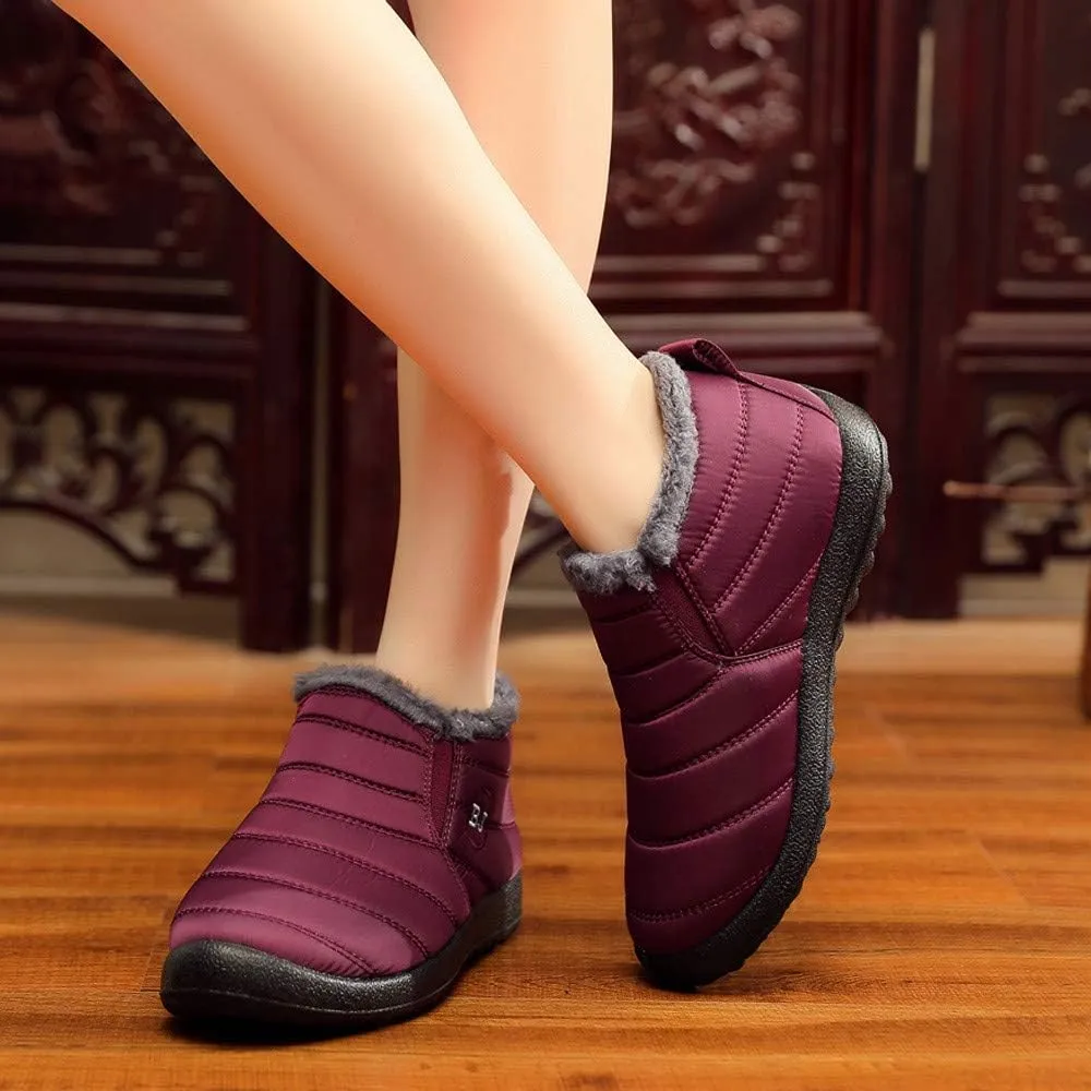 Women's Snow Boots Waterproof Winter Boots Womens Winter Boots Black Cute Boots Winter Fur Zapatos Para La Nieve De Mujer Antideslizantes Waterproof Womens Boots Winter