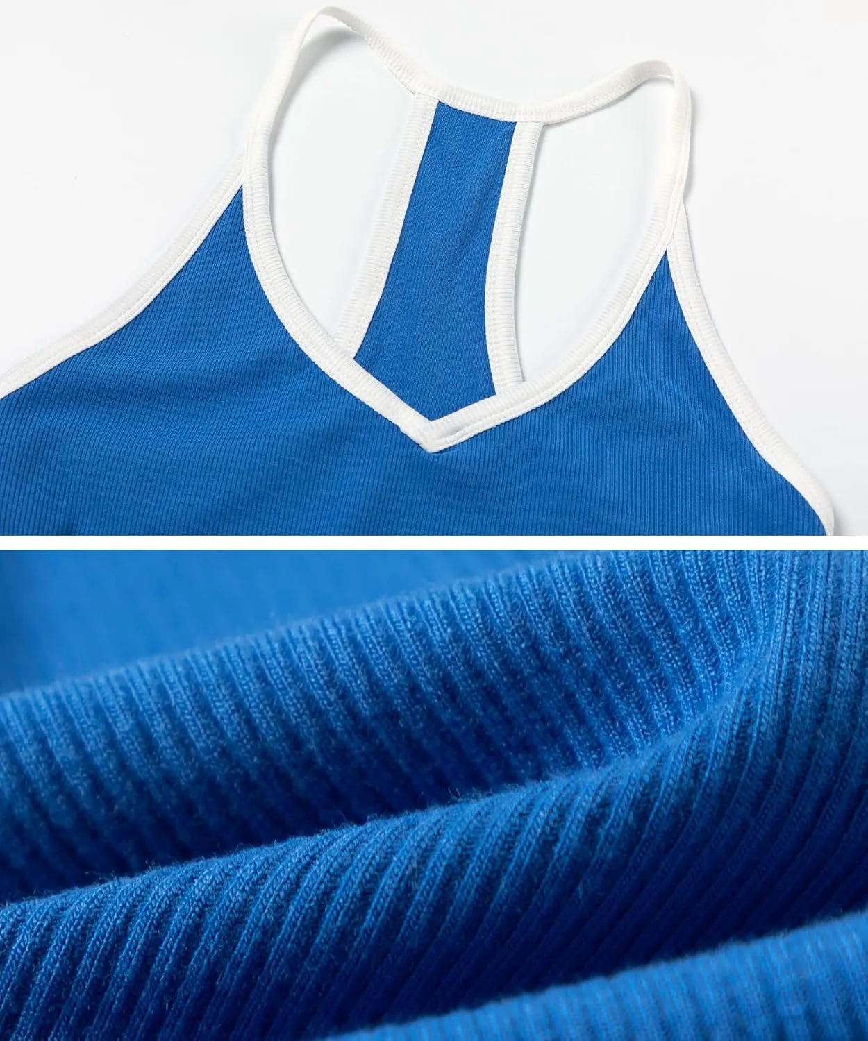 Womens V Neck Racerback Tank Tops Workout Tops for Women Sleeveless Tops