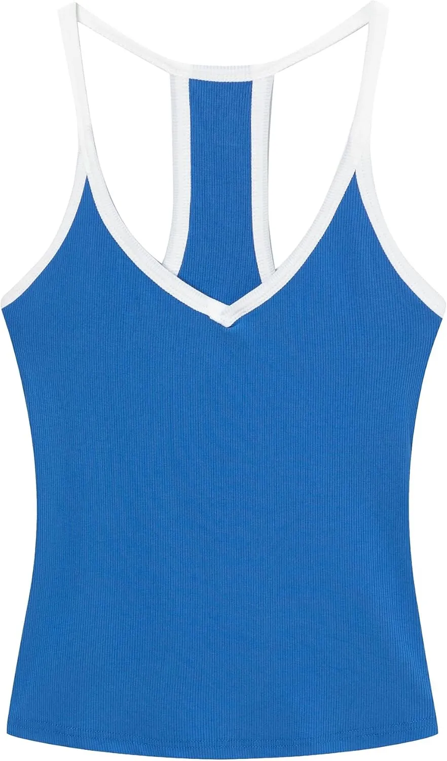 Womens V Neck Racerback Tank Tops Workout Tops for Women Sleeveless Tops