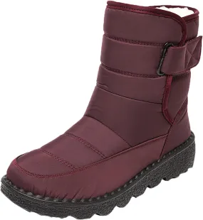 Womens Waterproof Winter Boots 10w Wide Calf Women's Winter Boots Waterproof Sexy Womens Wide Calf Pull on Snow Boots Womens Waterproof Boots Size 11 Womens Warm Winter Boots Wide Width