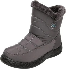 Womens Winter Boots Waterproof Insulated Wide Width Womens Waterproof Winter Boots Ankle Zip Snow Boots Womens Size 6 Warm Winter Boots for Women Waterproof Snow Boots Wide Waterproof